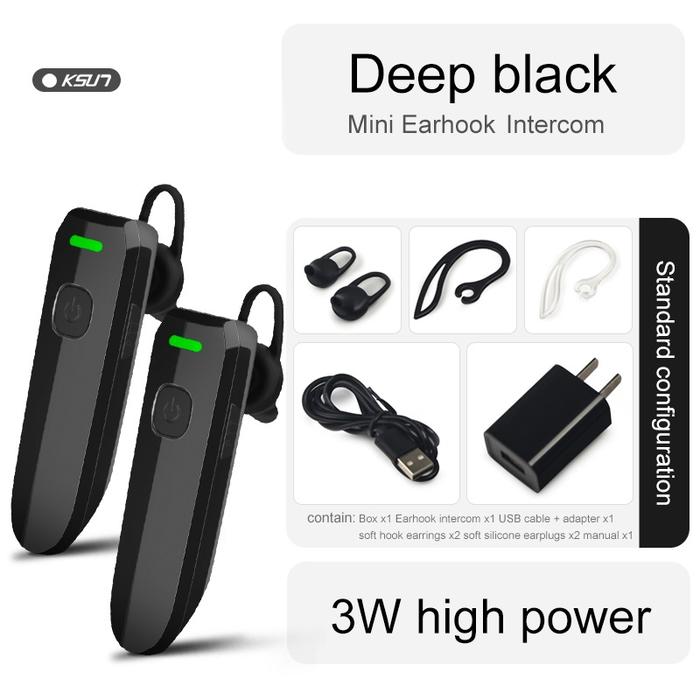 Headset Walkie Talkie Two Way Radio Earpiece Mini Walkie Talkie 2