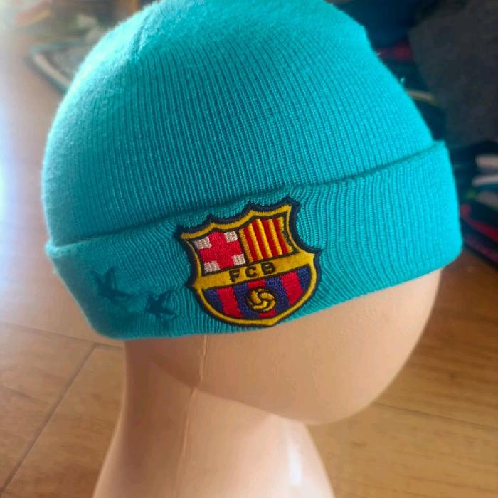 Beanie Hat Topi Kupluk Outdoor by Barca Barcelona Kids Official Anak Anak