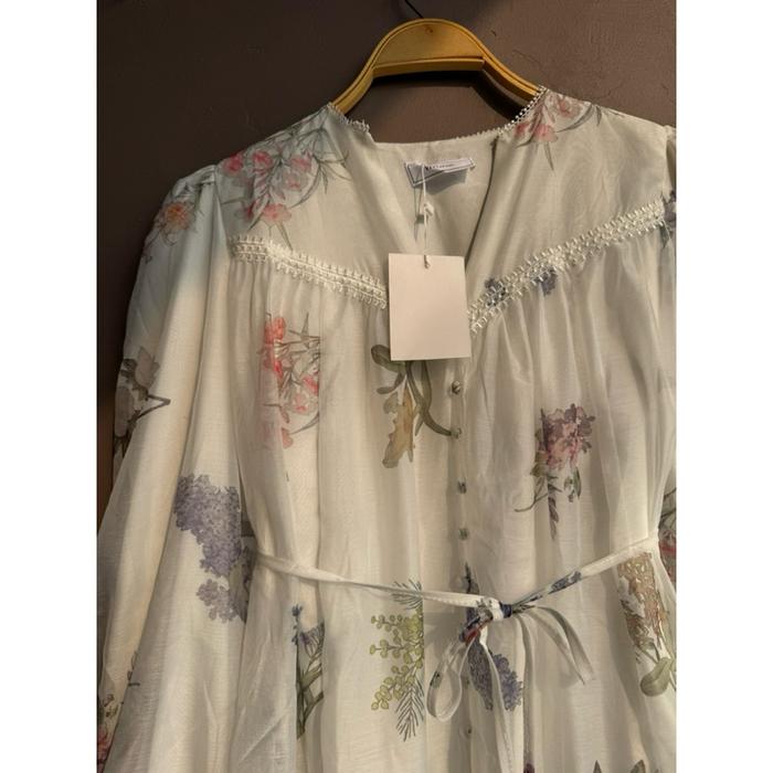 New Nesa Dress, Import Premium, Gamis Mewah, White Maxi, Dress Import, Gamis Vivorie, Dress Bangkok,