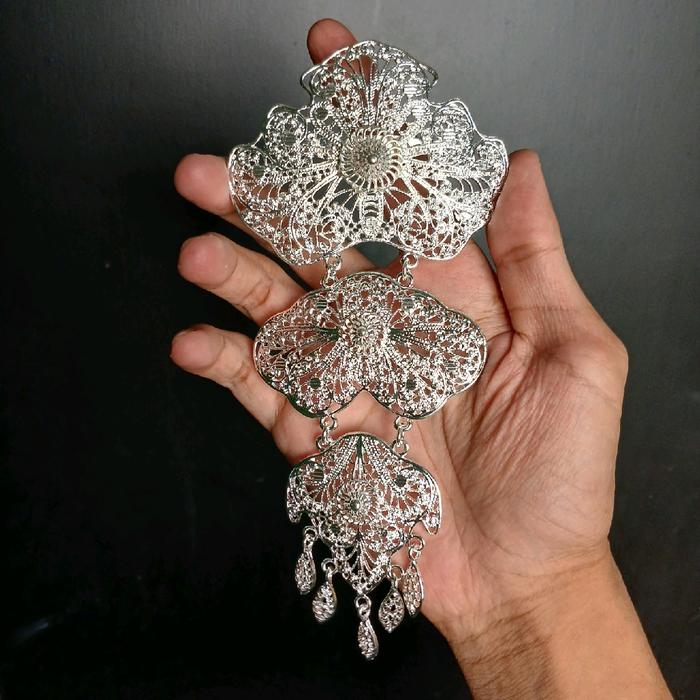 Bros Susun 3 Kebaya/ Bros Tingkat Gamis Wanita Ringan Mewah Cocok Untuk Acara Formal