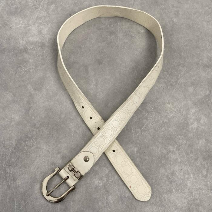 Ikat pinggang Salvatore ferragamo leather belt vintage