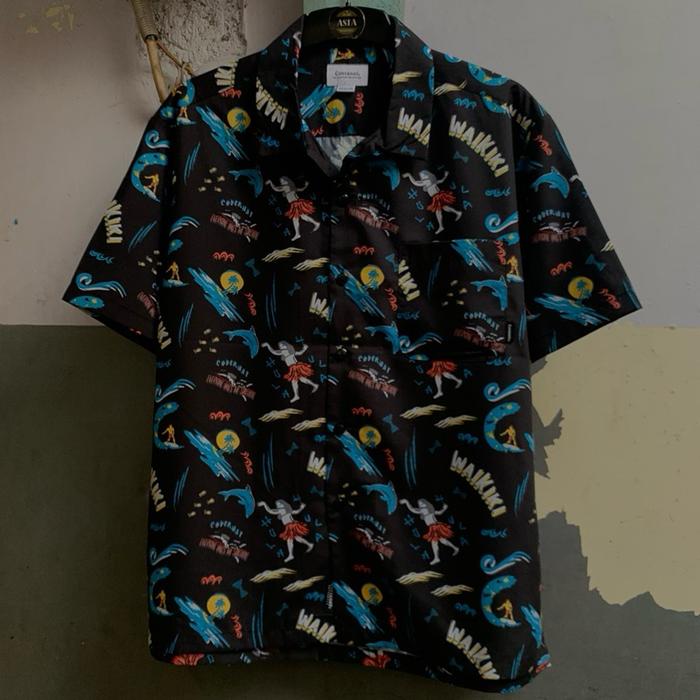 Kemeja pria Covernat lengan pendek preloved