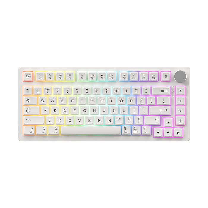 Akko PC75B Plus Air White Mac Version 75% Hot Swappable Multi-Modes