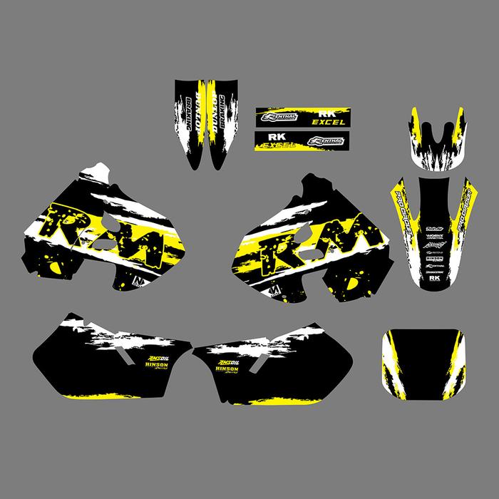 For SUZUKI RM 125 250 RM125 RM250 1999 2000 Graphics Background
