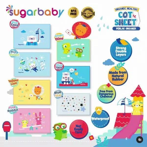 Organic Healthy Cot Sheet Perlak Sugarbaby -Gratisongkir