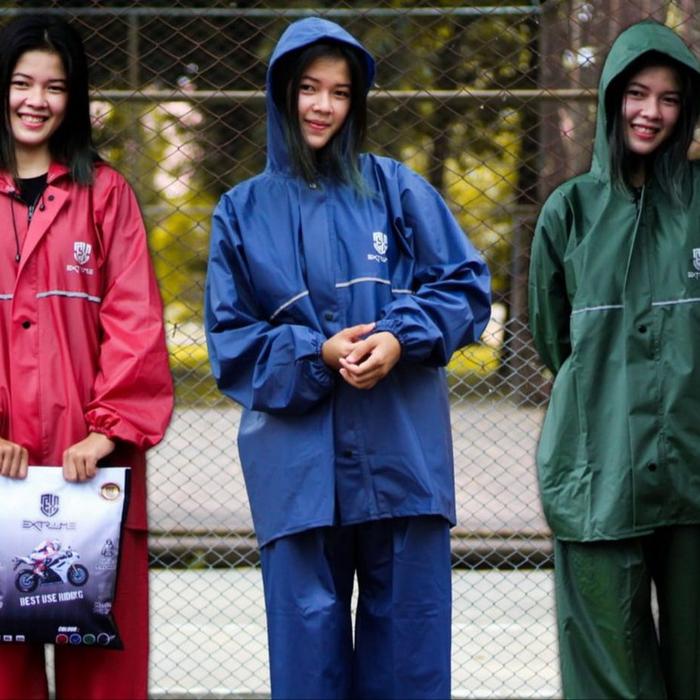 BERGARANSI Jas Hujan Raincoat setelan Axio Extreme Original Tebal Anti Rembes With Press