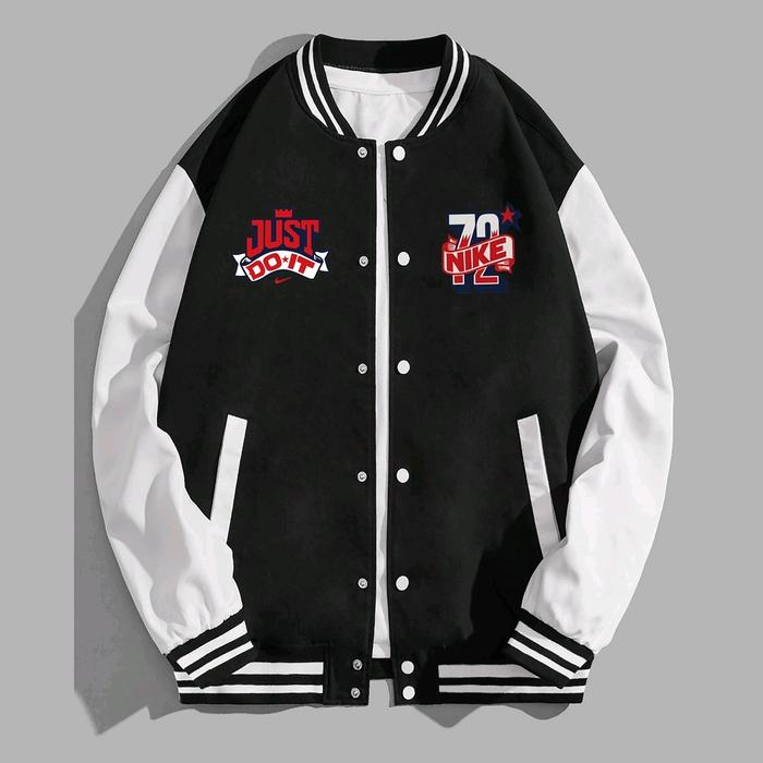 Jaket Baseball Varsity Base Ball Premium Outerwear Bomber Oversized Remaja Dewasa Unisex Pria Wanita
