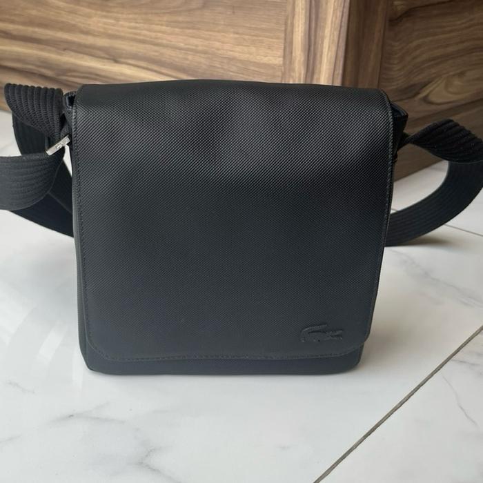 Preloved Authentic Original Lacoste Flap Messenger Bag