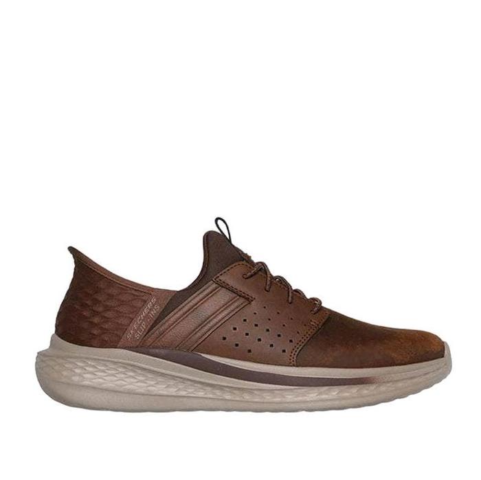 Sepatu Sneaker Pria Skechers Slade - Coklat SKE210828CDB - Shoes, Casual