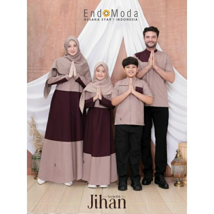 ENDOMODA JIHAN MARON SARIMBIT KELUARGA BAJU COUPLE 2023 ORIGINAL