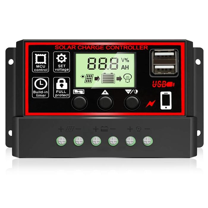 30A Solar Charge Controller, Solar Panel Battery Intelligent