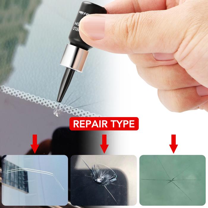 Car Cracked Glass Repair Kit Windshield Nano Repair Liquid for MG MG3