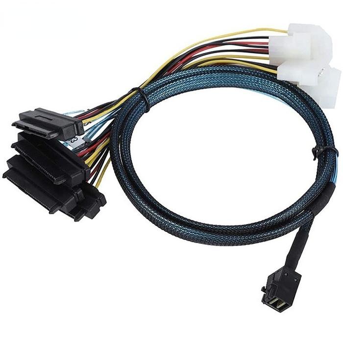 SFF-8643 to SFF-8482 Cable Internal HD Mini SAS SFF8643 Host to 4x