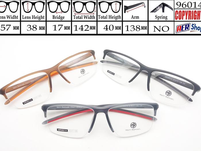 frame kacamata original MATT RAPHAEL kacamata sport minus trendy new