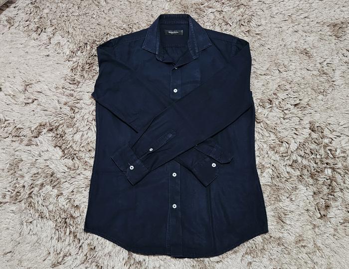 Hem Kemeja Pria The Executive Biru Navy Bagus