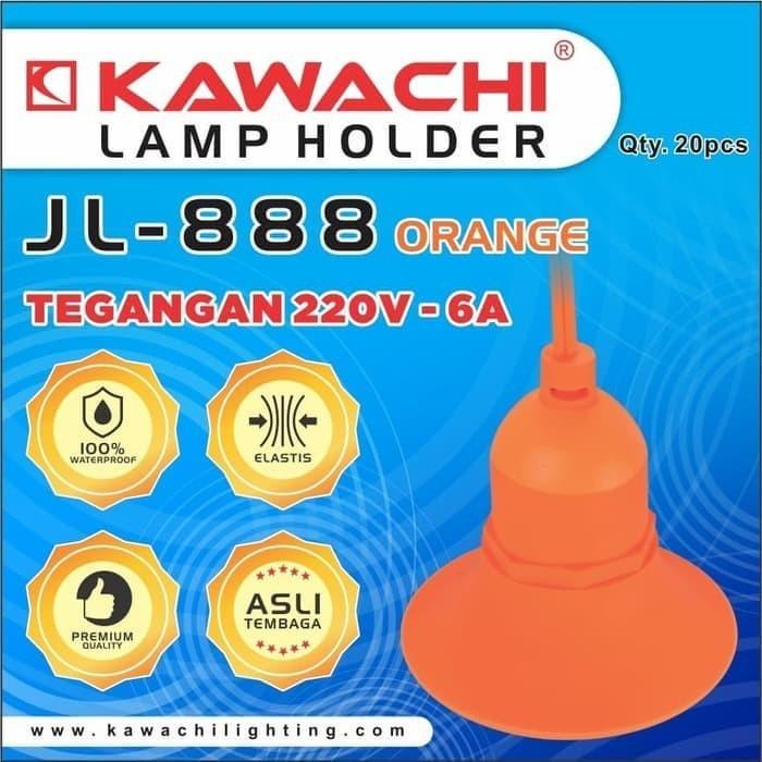 Kawachi Fitting Gantung Waterproof E27 Fitting Karet Supermurah