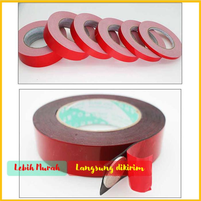 PROMO COD Double Tip Super Kuat Tape Lakban Double Tape 3M Foam Serba Guna Size 10m