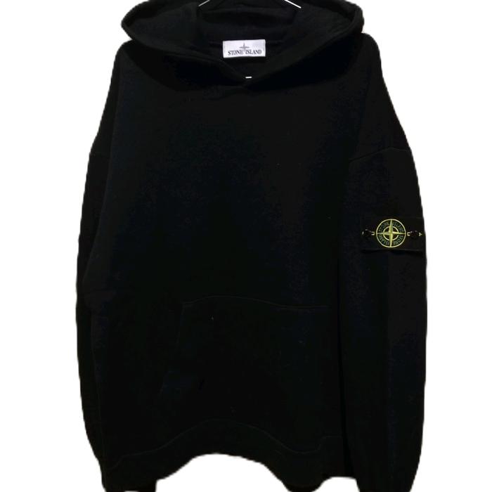 hoodie stone island second sweatshirt hodie black