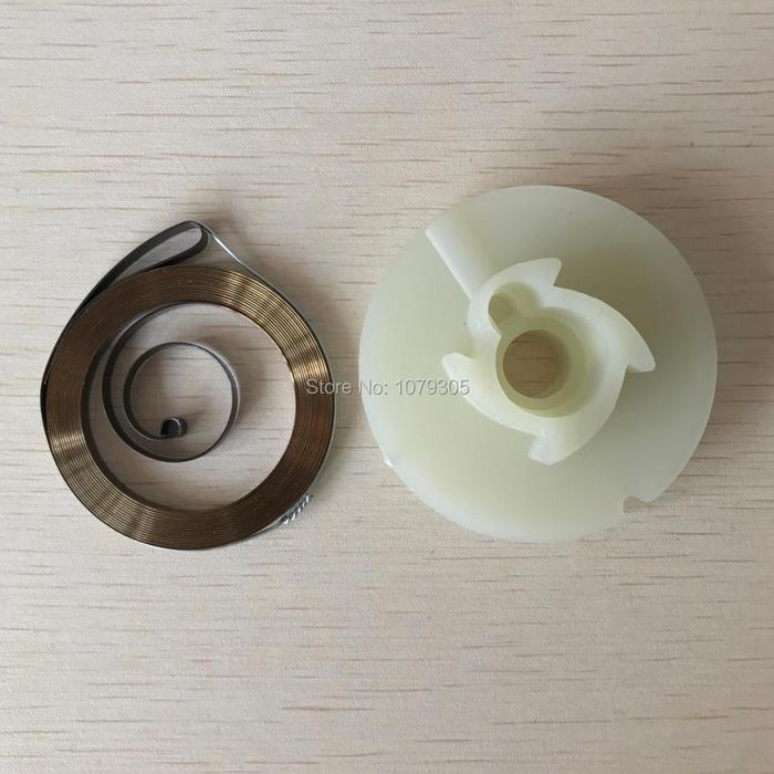 Chainsaw Starter Recoil Starter rope rotor with rewind Spring for