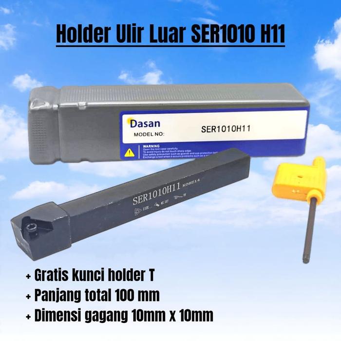 ms7 Holder Bubut Ulir luar SER 1010H11 drat luar SER 1010 SER 10