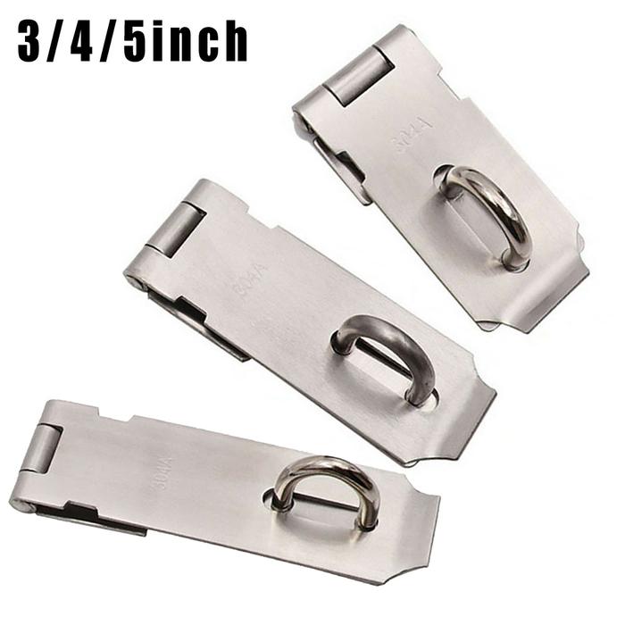 Newly 1PC Stainless Steel Door Bolt Home Drawer Cabinet Lock Safety