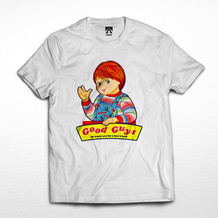 [HOT] KAOS CHUCKY Good Guys / tshirt film CHILDS PLAY klasik distro unisex KAOS CARTOON VINTAGE