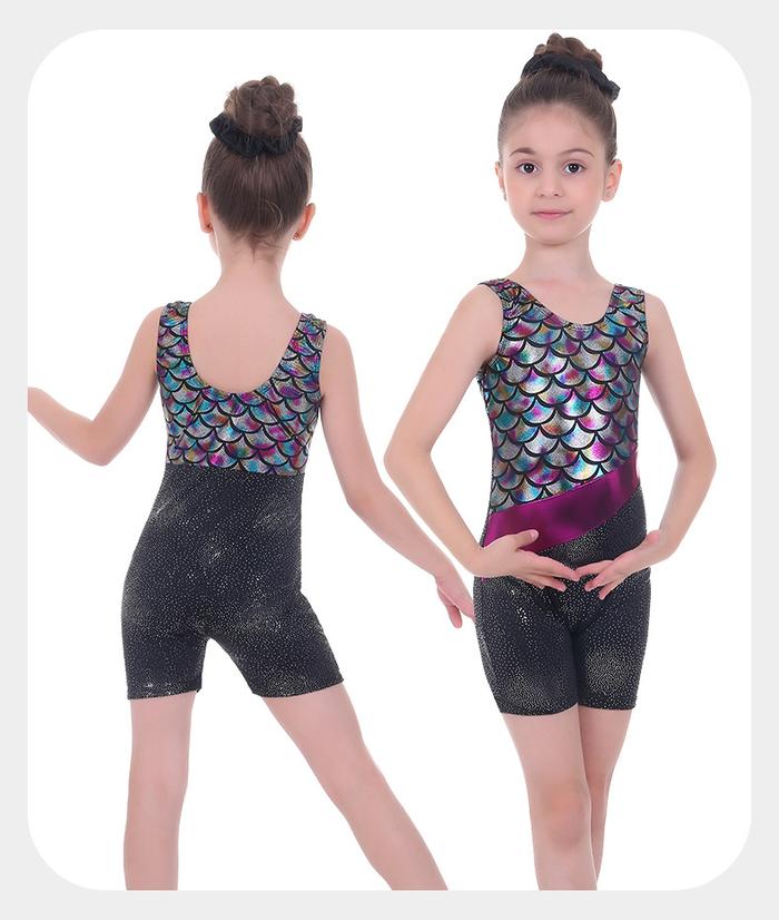 Celana set Gymnastic Leotard Baju Gymnastics Senam Dance Anak Balet Ballet Renang Senam Artistik Gym