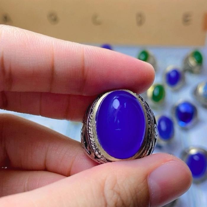 Cincin akik laki laki keren tersedia ukuran