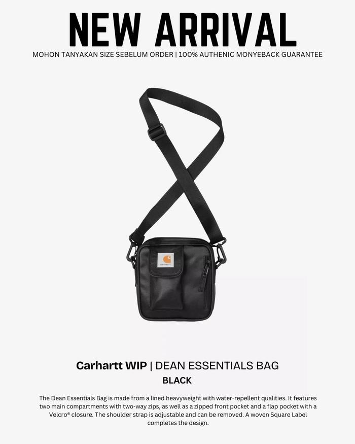 Carhartt WIP | DEAN ESSENTIALS BAG | Tas selempang pria dan wanita 100% ORIGINAL
