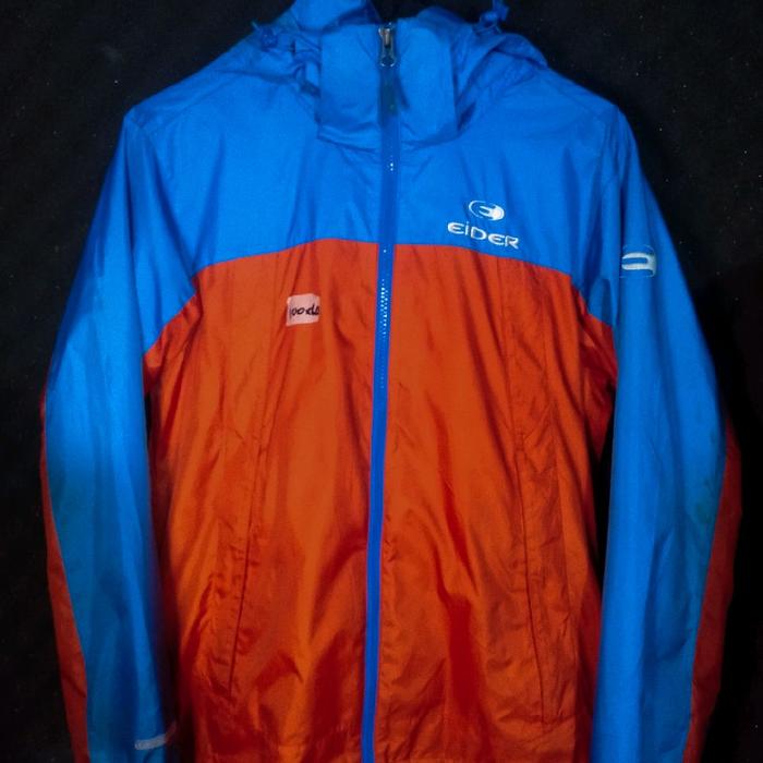 JAKET Outdoor EIDER  Pria Parasut Waterproof Size fit L keren Bagus Mulus
