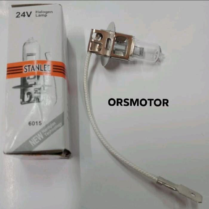 Lampu Bohlam Mobil Halogen H3 24V 100W / 100 W