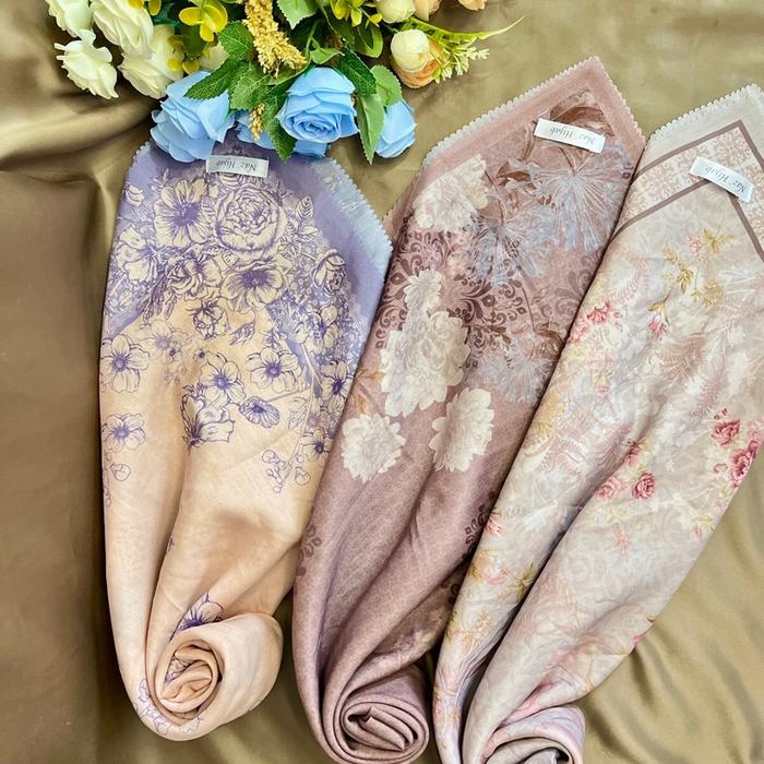 Nz 10 Jilbab Segi Empat Kerudung Wanita Voal