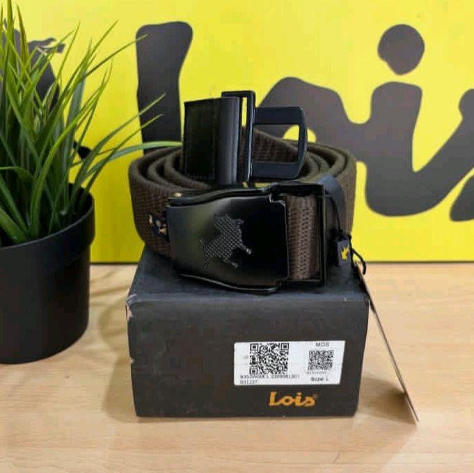 B352W Belt ikat pinggang sabuk pria LOIS original murah terbaru 3 warna. 3second emba spyderbilt. sa