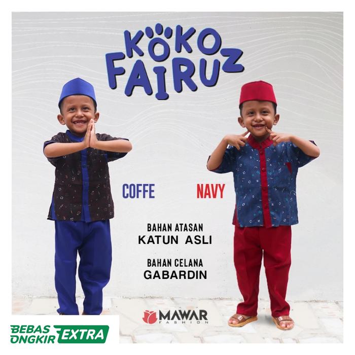 Baju koko Anak FAIRUZ / SET FAIRUZ