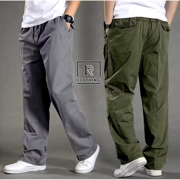 IRSYAD CLOTH -Celana Skena Pria  Sam Premium Celana Gombrong Chinos Pria Panjang Loose Cowok Dewasa 