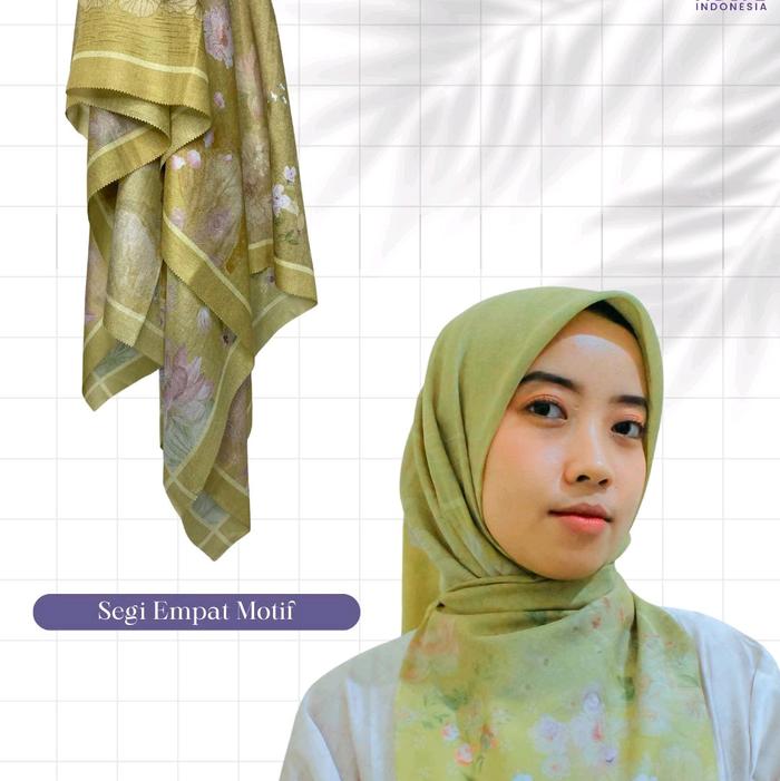 Nuura - Hijab Segi Empat Motif