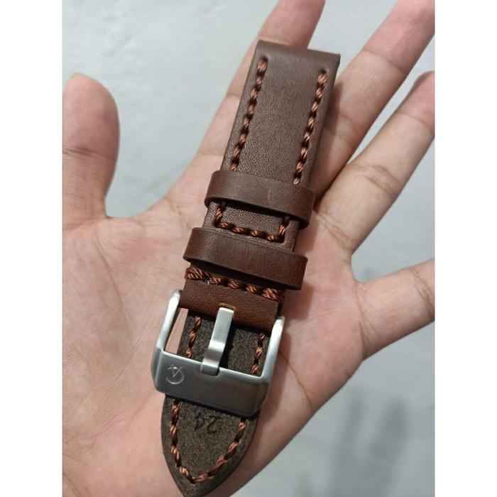 tali jam kulit asli strap jam tangan tali jam tangan kulit ac/tali jam kulit original/tali jam alexa