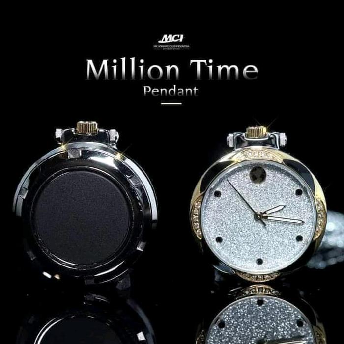Million Time Pendant Kalung Jam Kesehatan MCI Original Perempuan