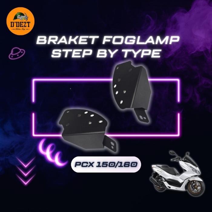 KET LAMPU PCX 150 PCX 160 BREKET DUDUKAN LAMPU LED TAMBAHAN PCX
