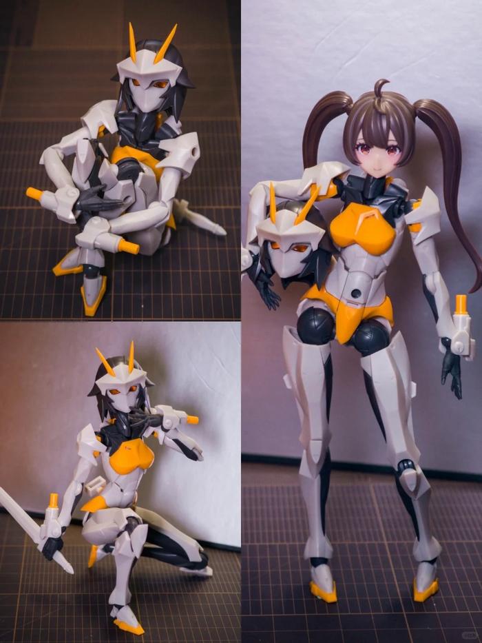 Original Kotobukiya CX005 Megalomaria UNLIMITED UNIVERSE Novice Maid Mobile Suit Girl ﻿Assemble Mode