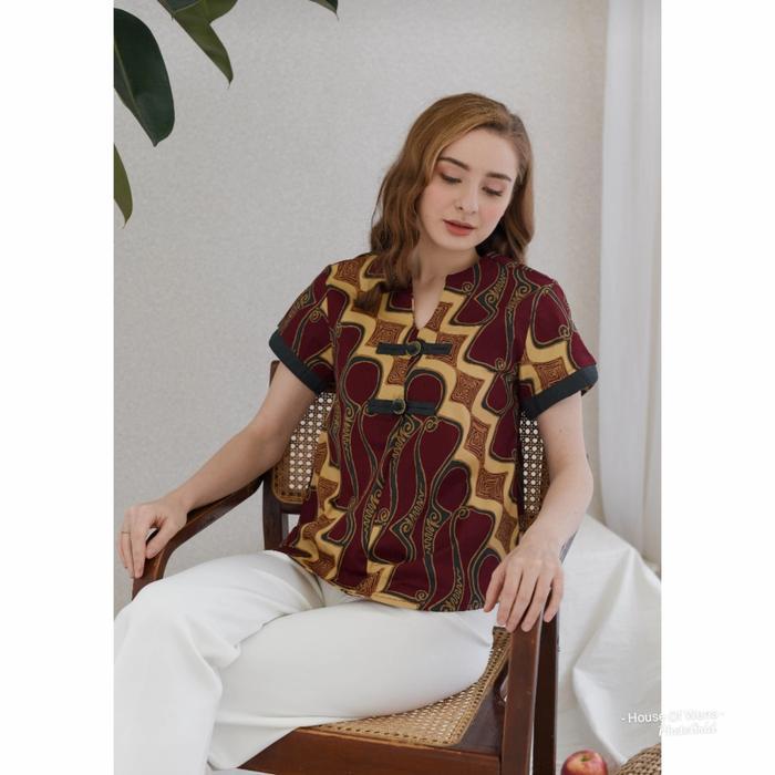 Batik By Luwen - Baju Atasan Batik - Baju Batik Luwen - Type 9 -Gratisongkir
