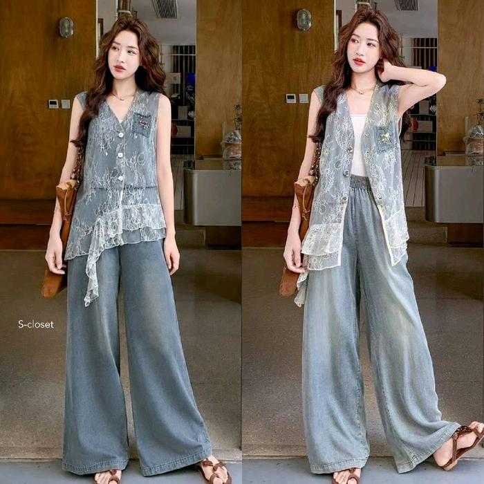 libuzarfashion oneset jeans dena