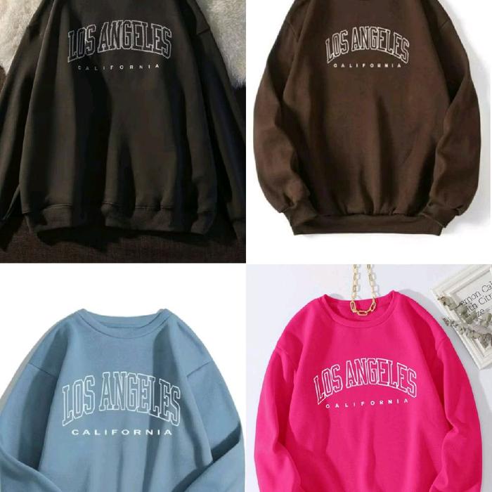 Los Angeles Sweater Oversize Atasan Wanita  Pria