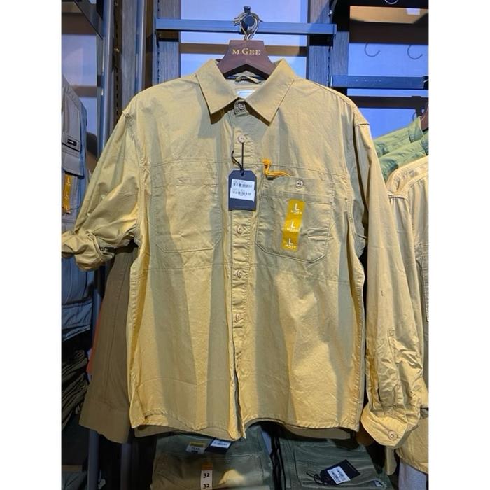 MGEE Kemeja Tactical Lengan Panjang Katun Original MGEE Camper CKPL 039 KHAKY