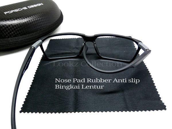 Kacamata / Frame Fashion Pria Porsche Design Tr Sport Lentur Pasti Ori