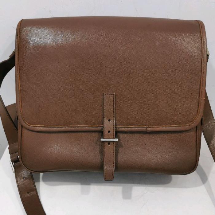 Tas sling bag selempang tas kerja work bag saffiano prada preloved