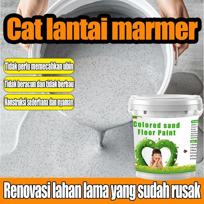 Cat lantai epoxy berbahan dasar air cat lantai semen tahan air cat lantai rumah tangga indoor dan ou