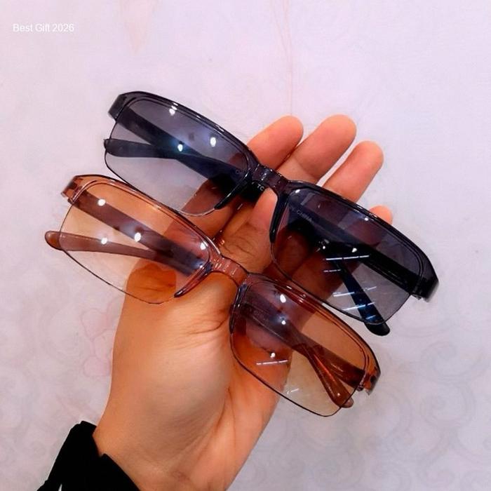 TC116!!! KACAMATA GAYA RINGAN WARNA HITAM DAN COKLAT/KACAMATA ANTI SILAU SINAR MATAHARI | Hot Item