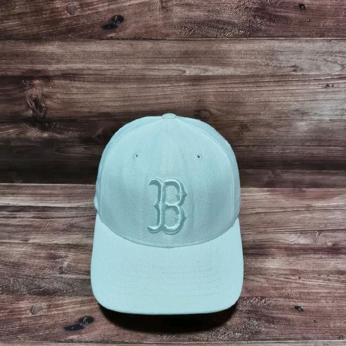topi baseball caps MLB boston red sox all white
