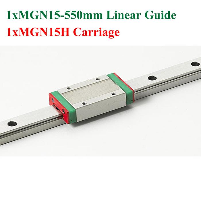 MR15 15mm Mini Linear Guide 550mm MGN15 Linear Motion Rail With